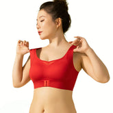 Front Closure Minimizer Bra for Large Breast
